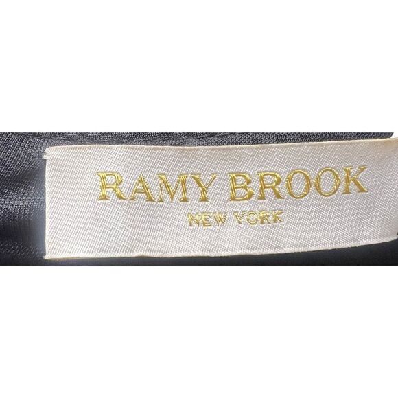 Ramy Brook Venus Ruched Mini Dress in Black NWT Size XL - Picture 9 of 10